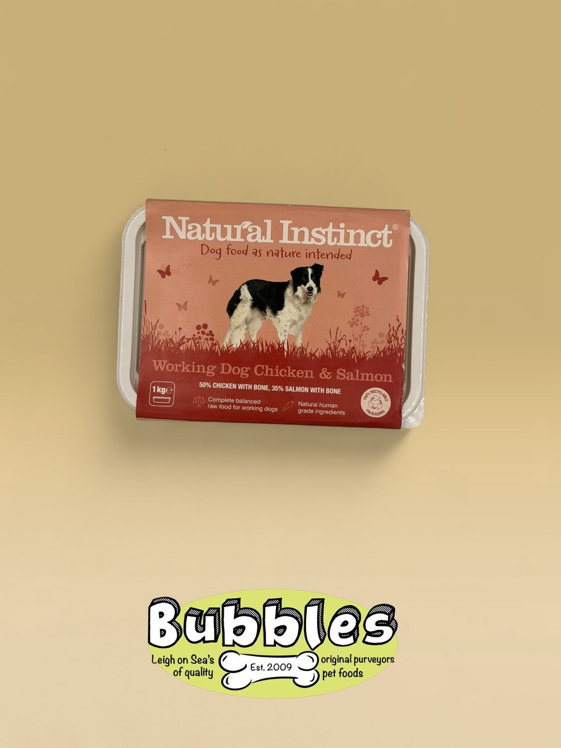 Natural Instinct Working Dog Salmon, Size: 1kg