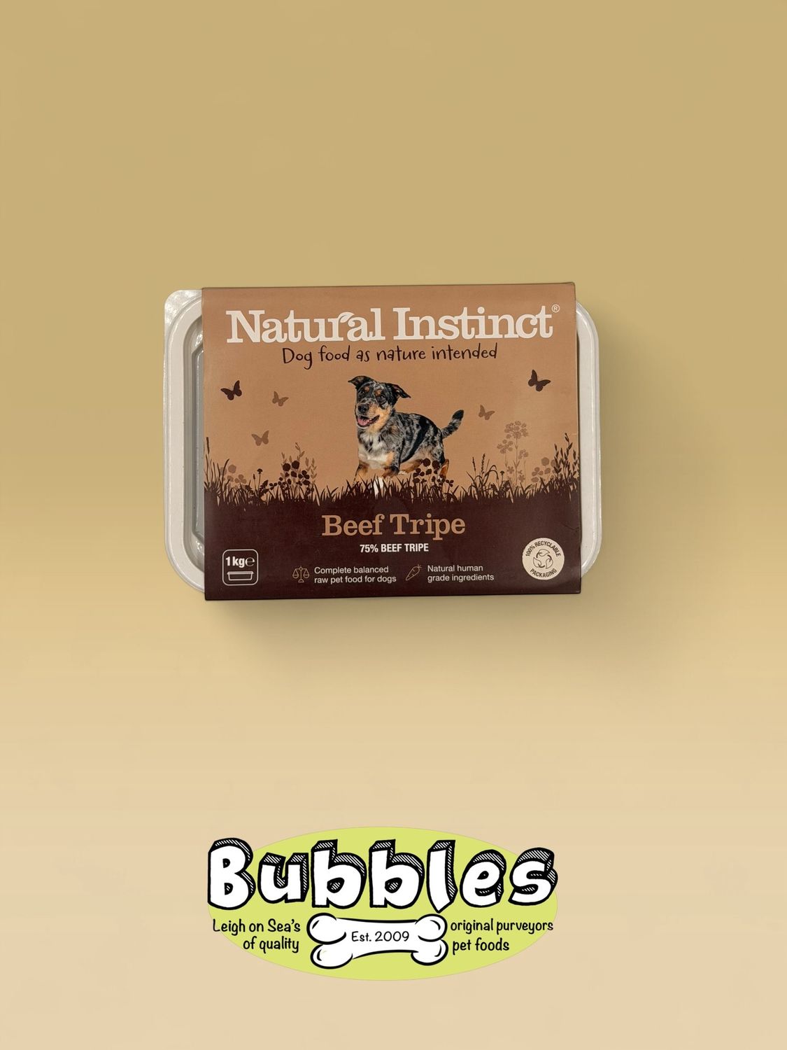 Natural Instinct Beef Tripe, Size: 1kg