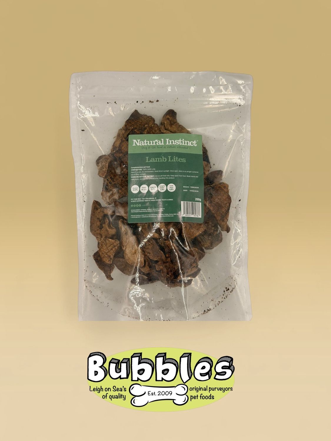 Natural Instinct Lamb Lites (200g)