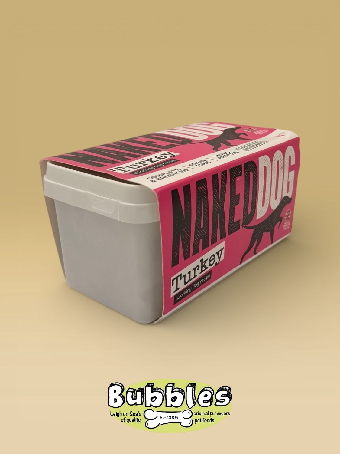 Naked Dog Original Turkey, Size: 1kg