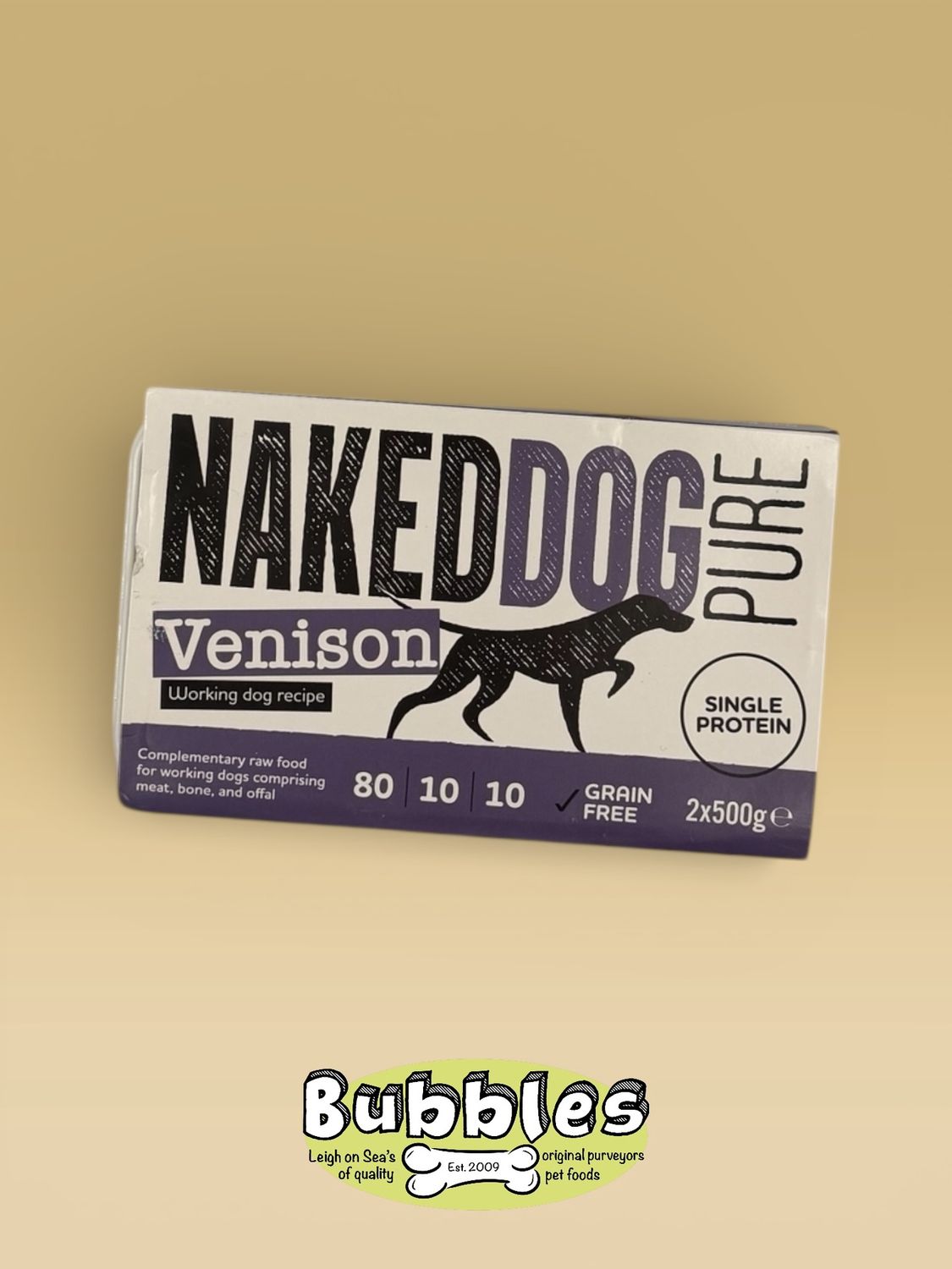 Naked Dog Pure Venison (2x500g)