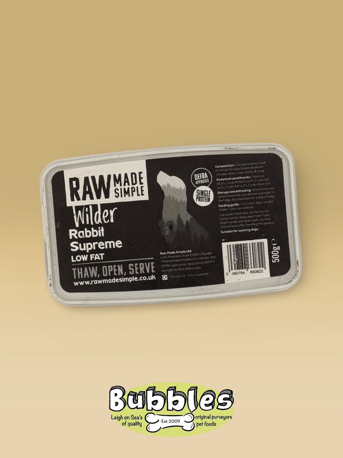 Raw Made Simple Rabbit Supreme (500g)