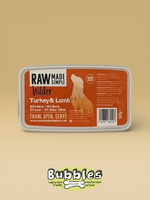 Raw Made Simple Turkey &amp; Lamb (500g)