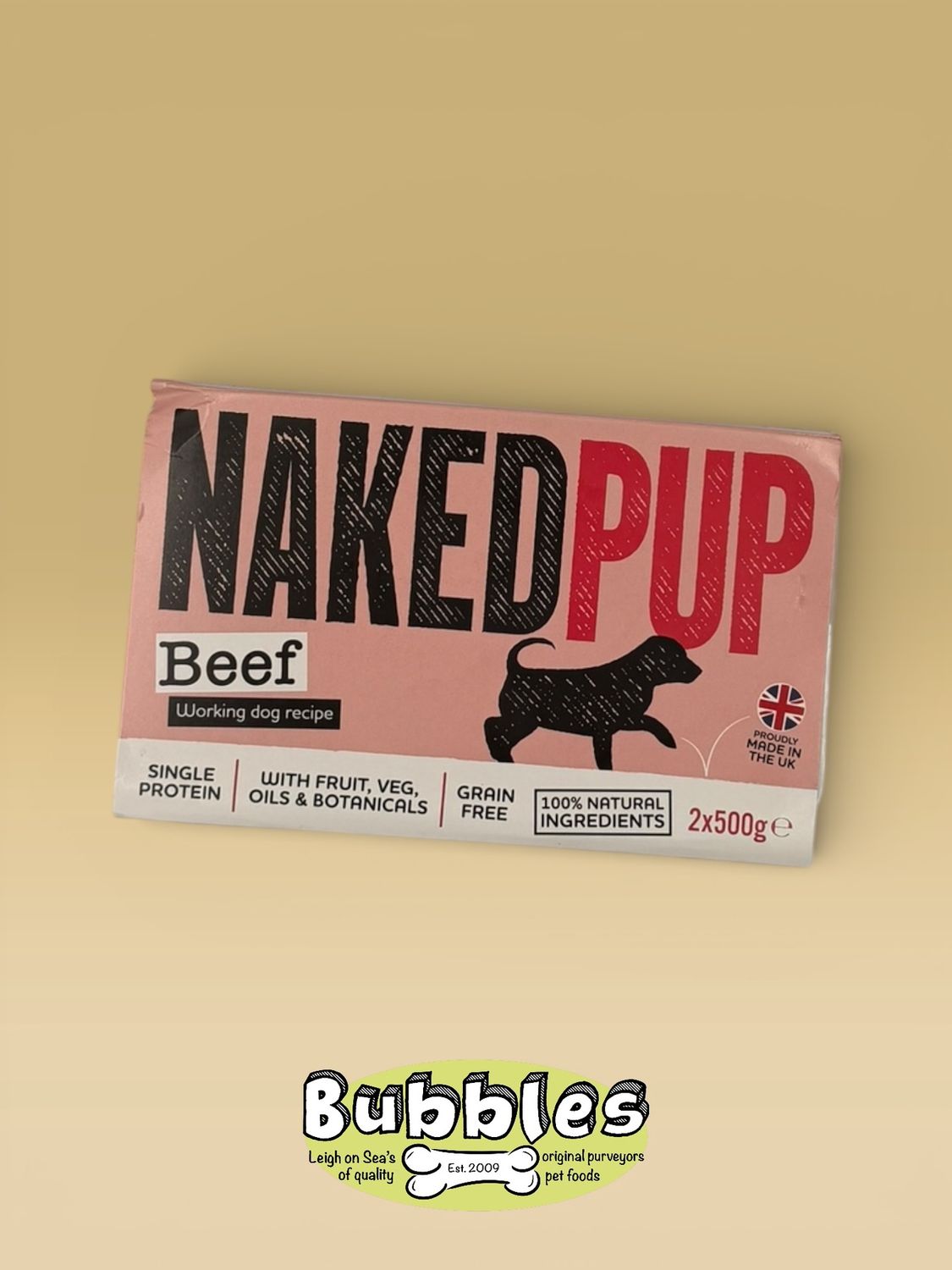 Naked Pup Beef (2x500g)