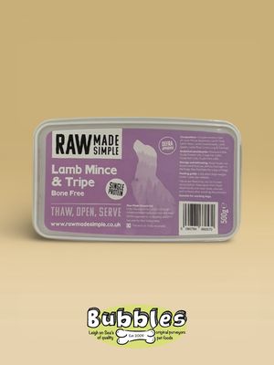 Raw Made Simple Lamb Mince and Tripe (500g)
