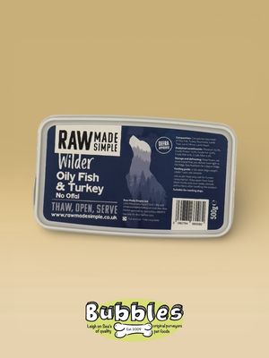 Raw Made Simple Oily Fish and Turkey (500g)