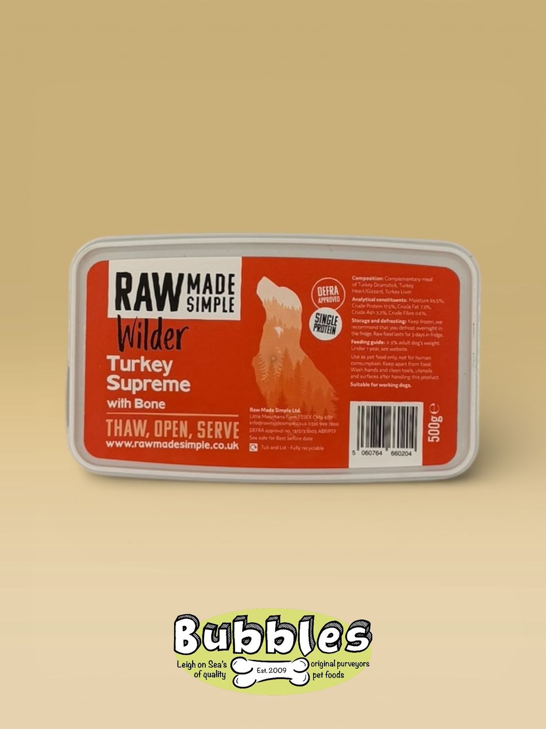 Raw Made Simple Turkey Supreme (500g)