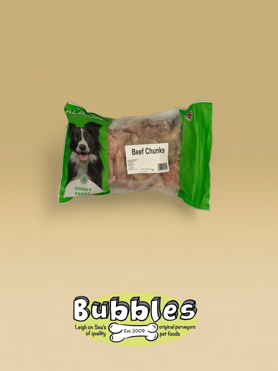 Albion Beef Chunks (1kg)