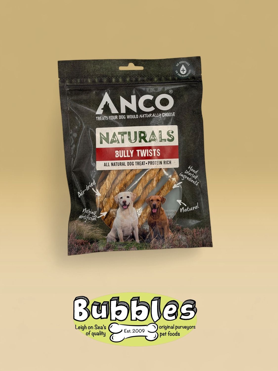 Anco Naturals Bully Twists (10pk)