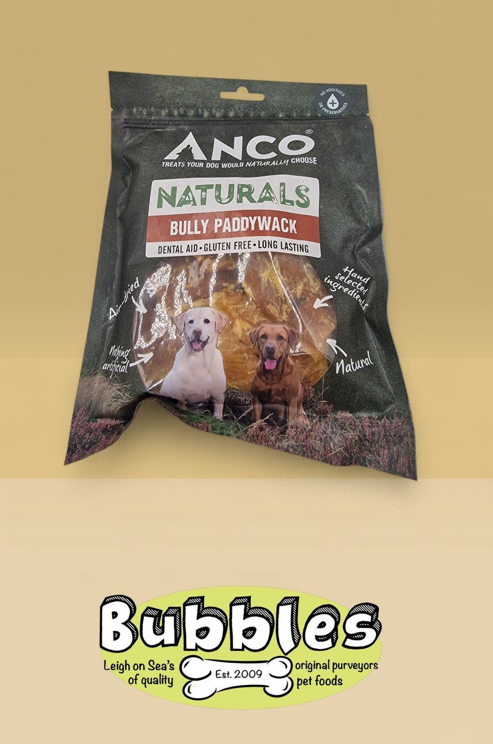 Anco Naturals Bully Paddywack (250g)