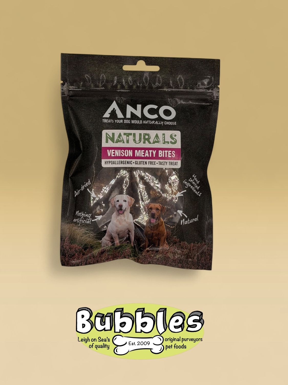 Anco Naturals Venison Meaty Bites (85g)