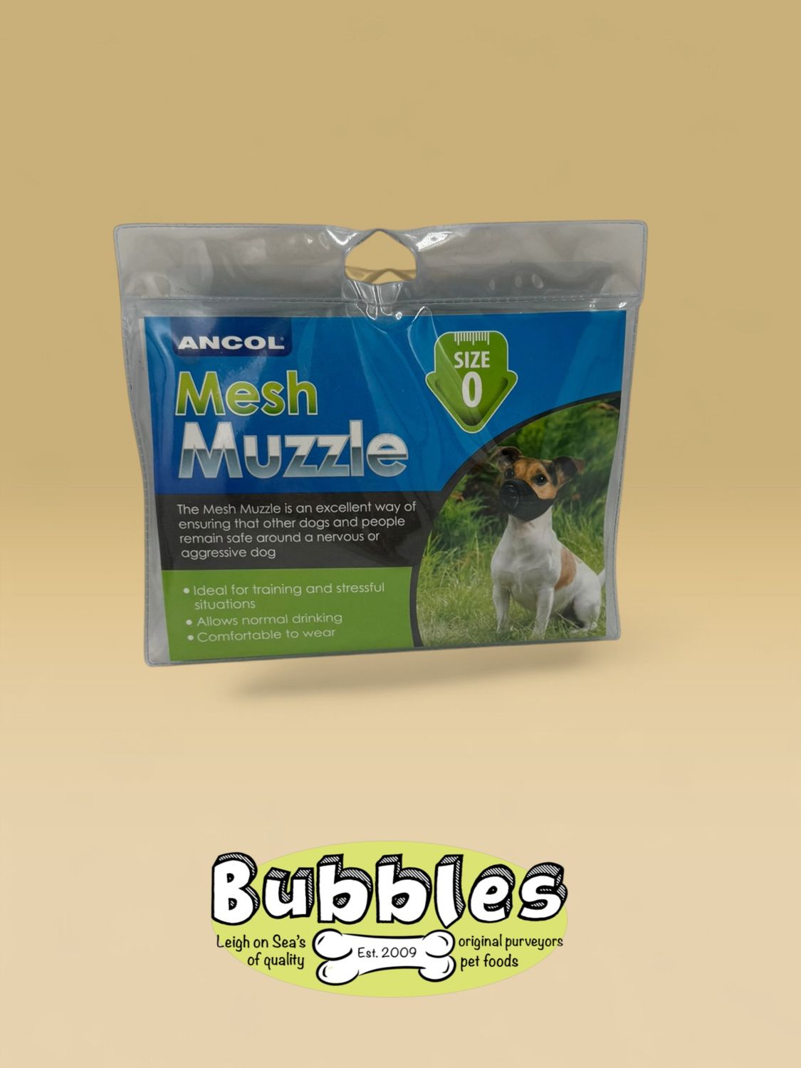 Ancol Mesh Muzzle (Size 0 - 11 x 8.5cm)