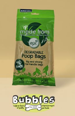 Ancol Flat Pack Poop Bags (40 Bags)