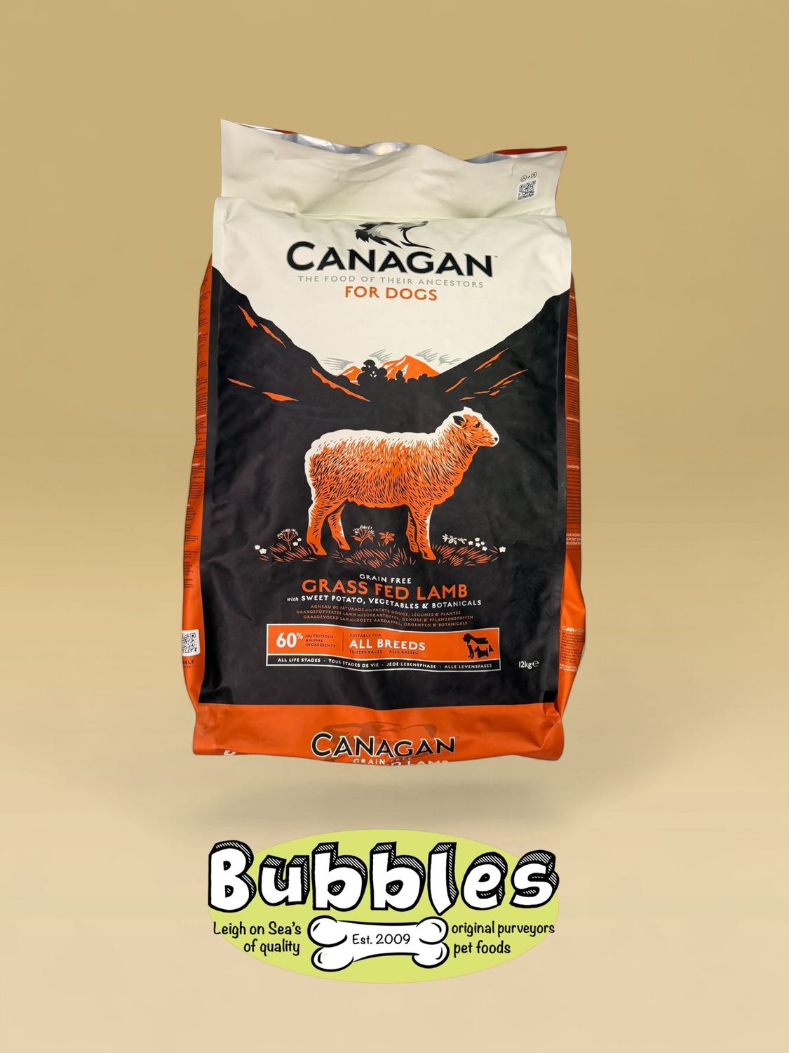 Canagan Grass Fed Lamb For Dogs (12kg)