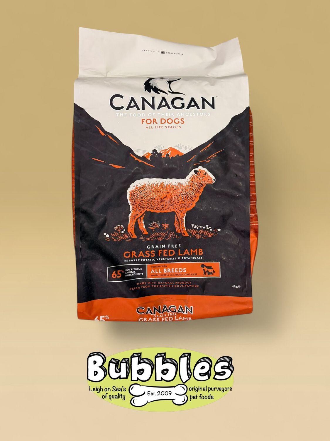Canagan Grass Fed Lamb For Dogs (6kg)