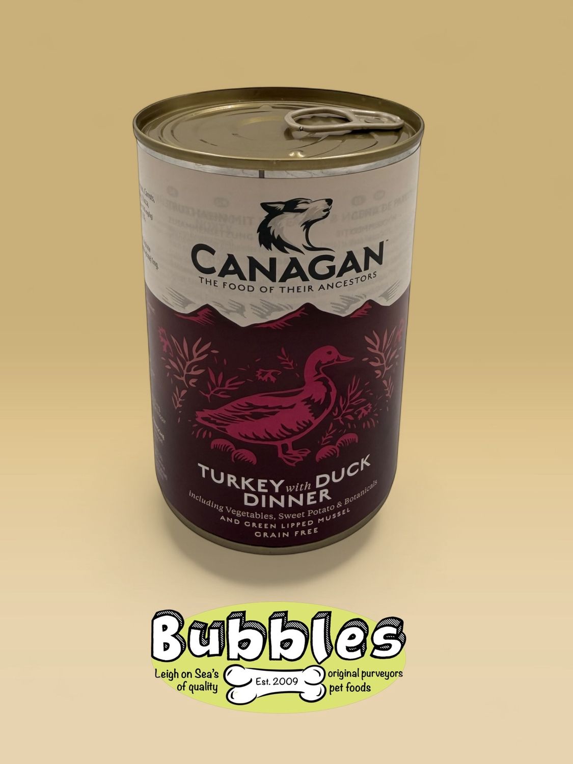 Canagan Can - Turkey &amp; Duck Dinner For Dogs (400g)