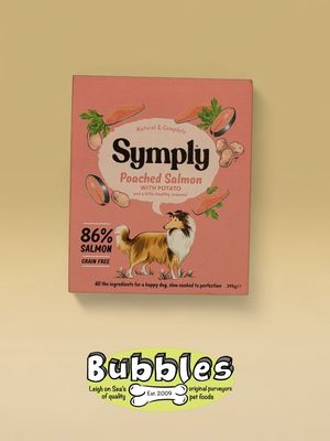 Symply Tray Adult Poached Salmon Grain Free (395g)