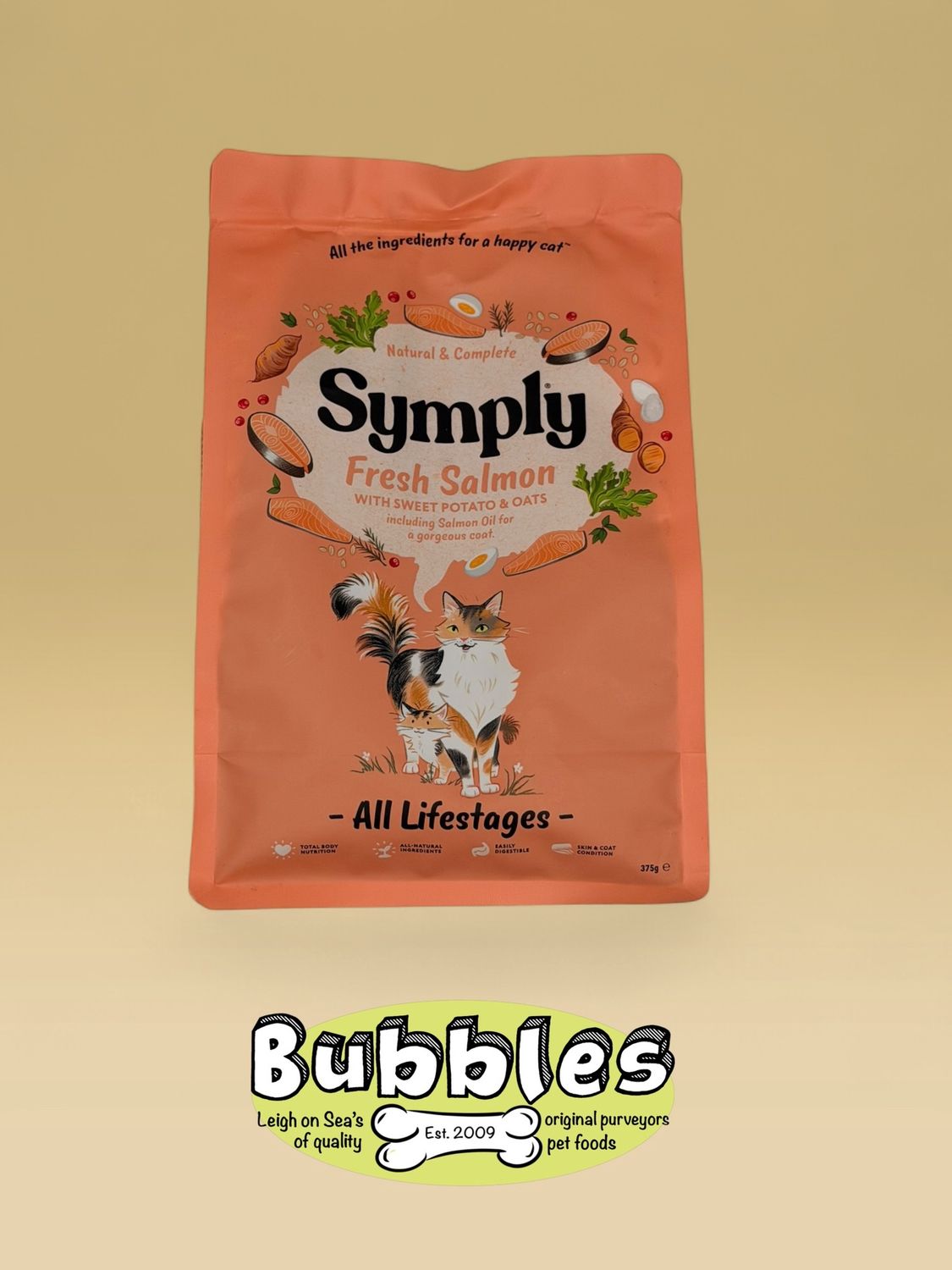 Symply Cat Salmon - All Lifestages (375g)