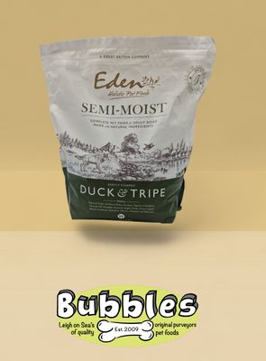 Eden Semi-Moist Duck &amp; Tripe Medium Kibble (2kg)