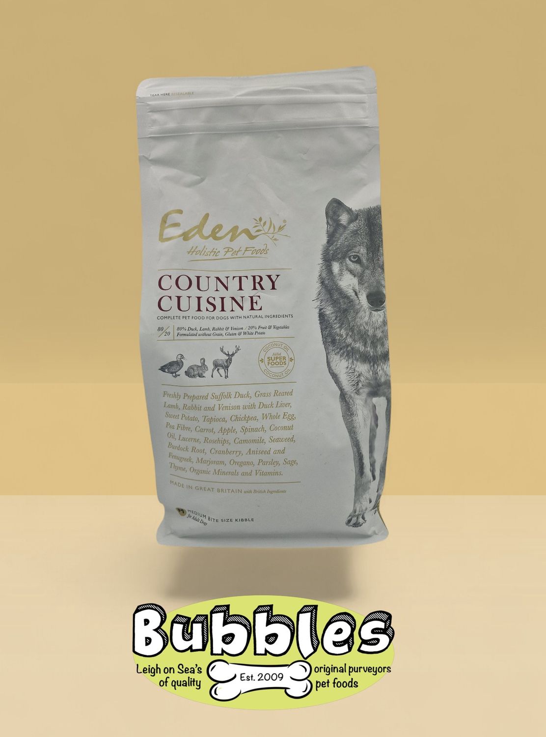 Eden Country Cuisine Medium Kibble (2kg)