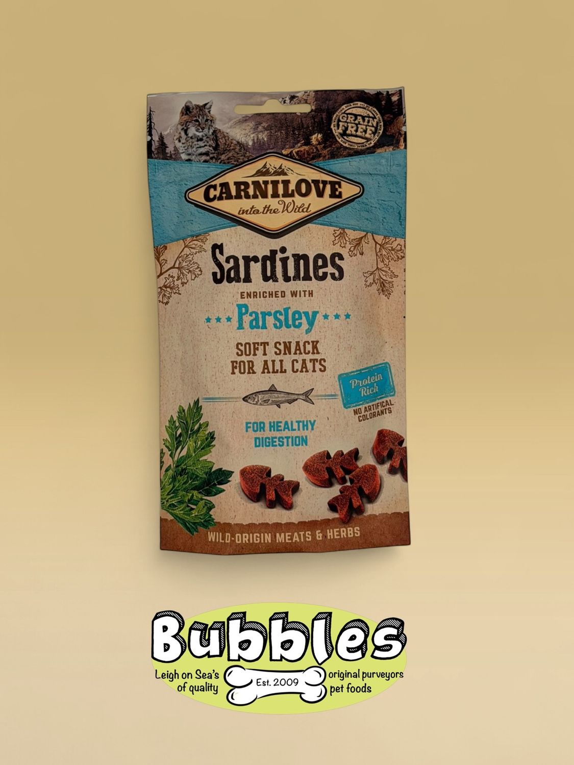 Carnilove Sardine with Parsley Cat Treat (50g)
