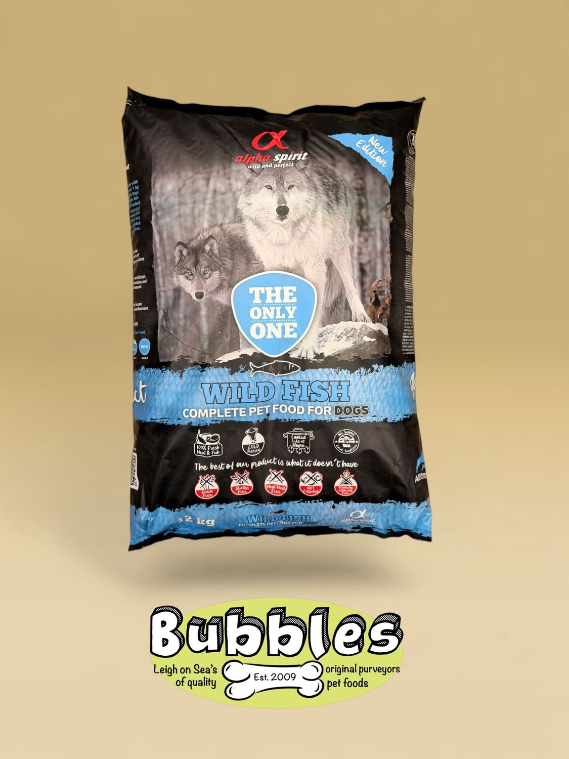 Alpha Spirit The Only One Complete Dog Food Wild Fish (12kg)