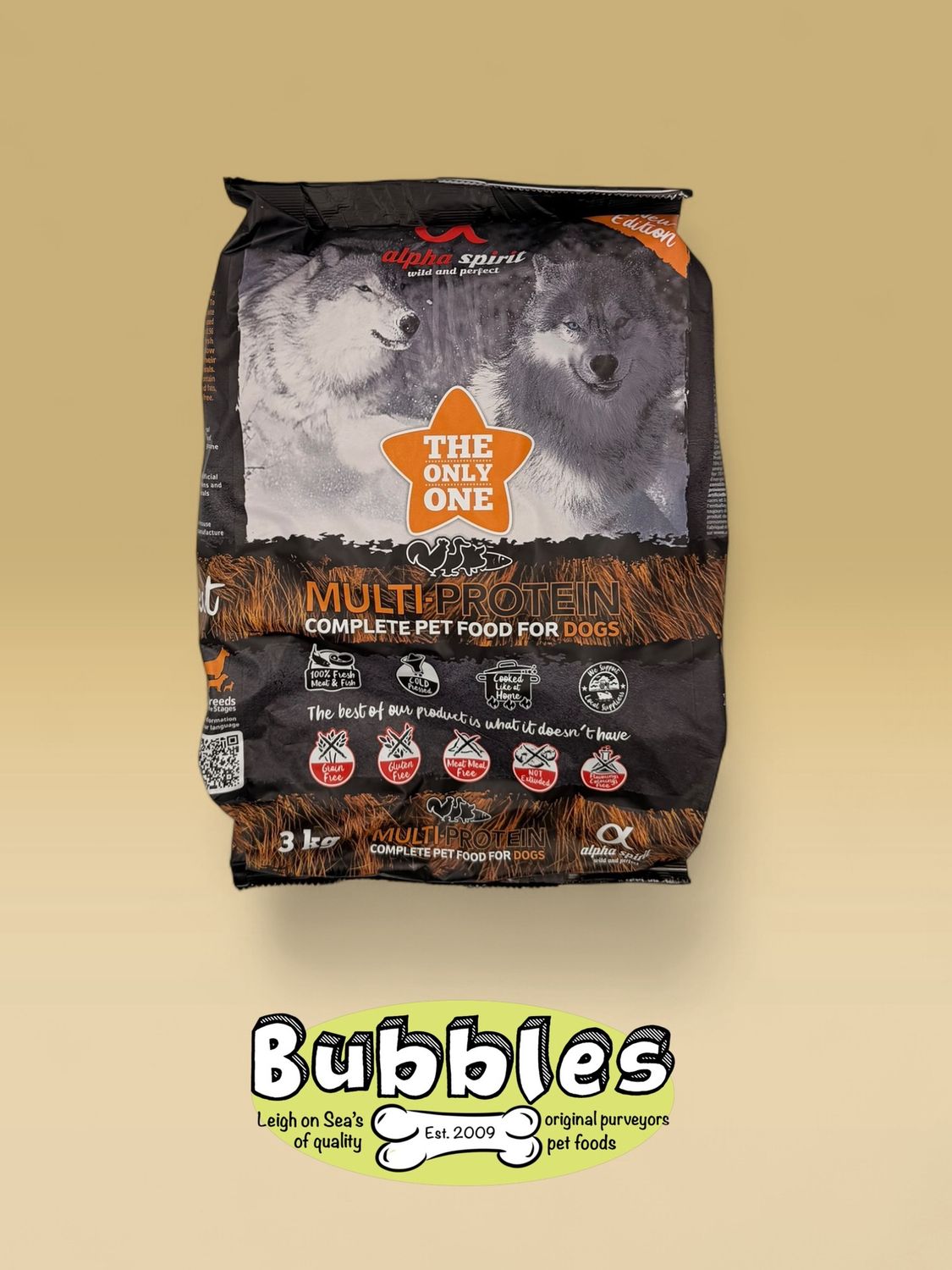 Alpha Spirit The Only One Complete Dog Food Multiprotein (3kg)