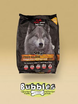 Alpha Spirit Semi-Moist Poultry Complete Dog Food (3kg)