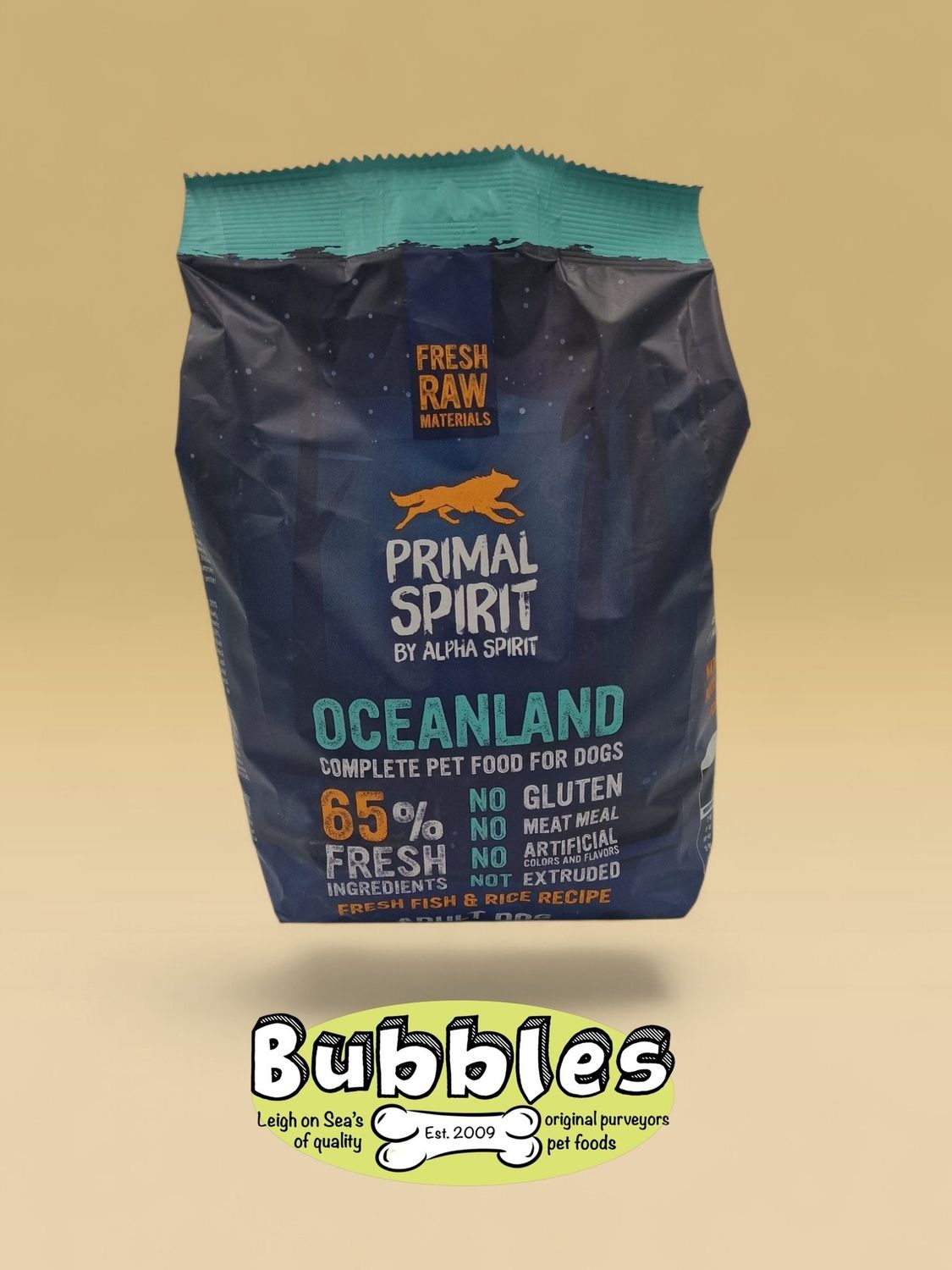 Primal Spirit Primal 65% Protein Oceanland Dog Food (1kg)