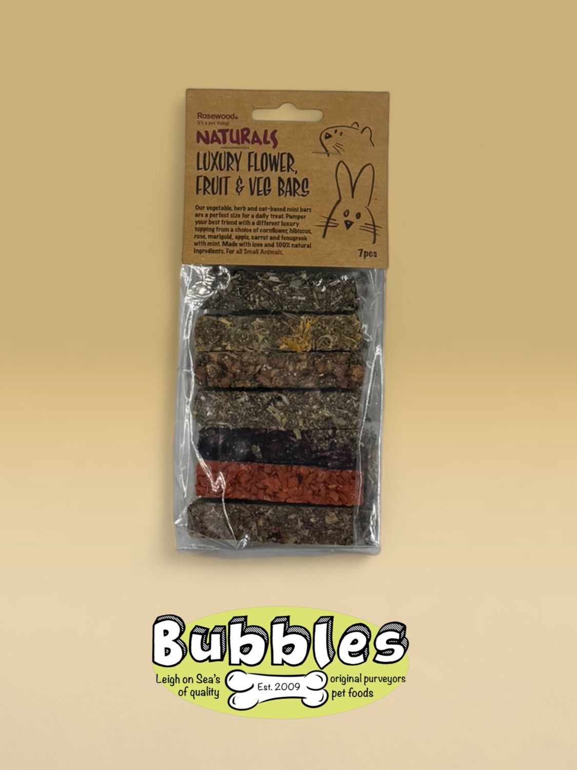 Rosewood Naturals Luxury Flower, Fruit &amp; Veg Bars (7pc) (80g)