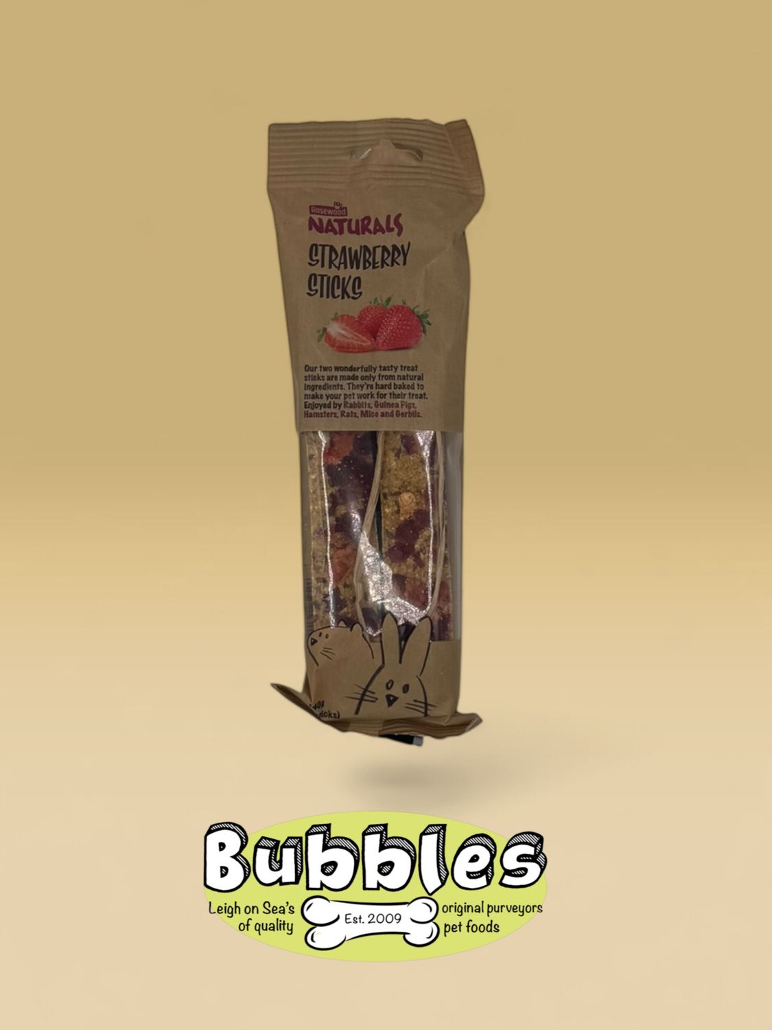Rosewood Naturals Strawberry Sticks (140g)