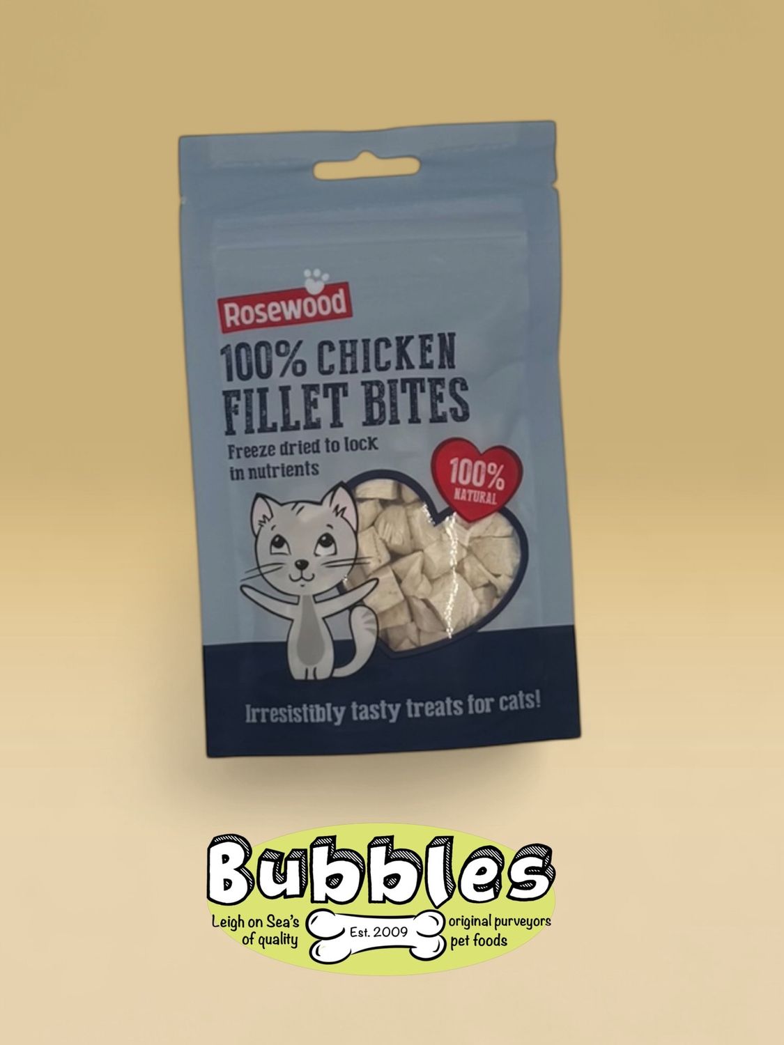 Rosewood Daily Cat Treats Chicken Freeze Dried Cat Treats (15g)