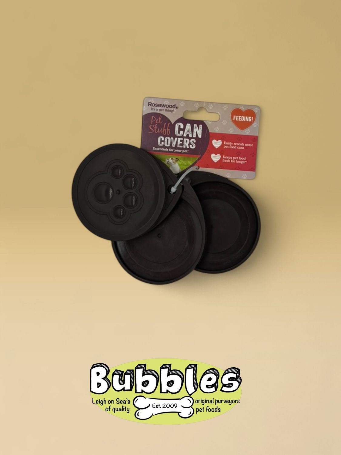 Rosewood Pet Stuff Pet Food Can Covers Small