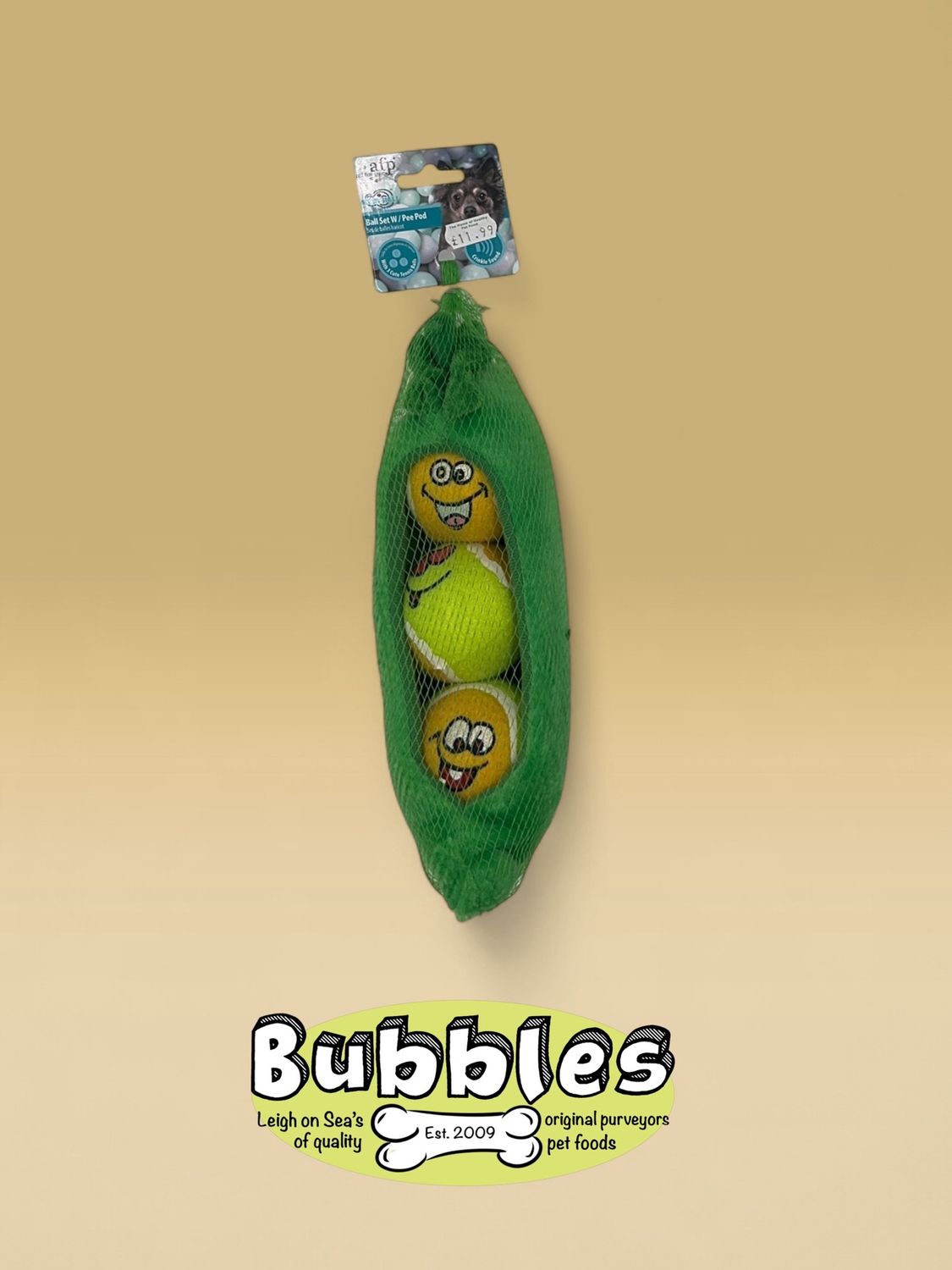 All For Paws Meta Ball Ball Set with Pea Pod