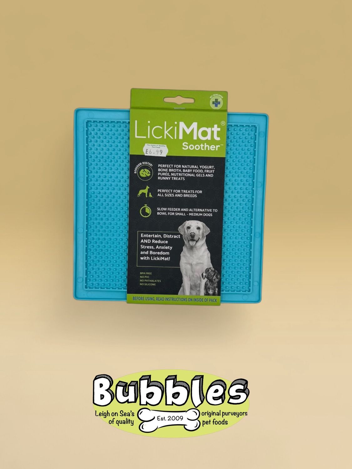 LickiMat Soother Classic (Turquoise) (20cm)