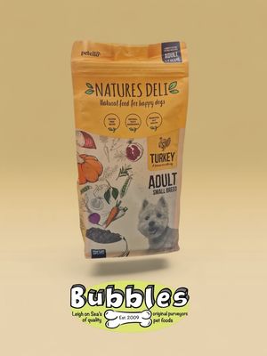 Natures Deli Adult Small Breed Turkey and Rice (2kg)