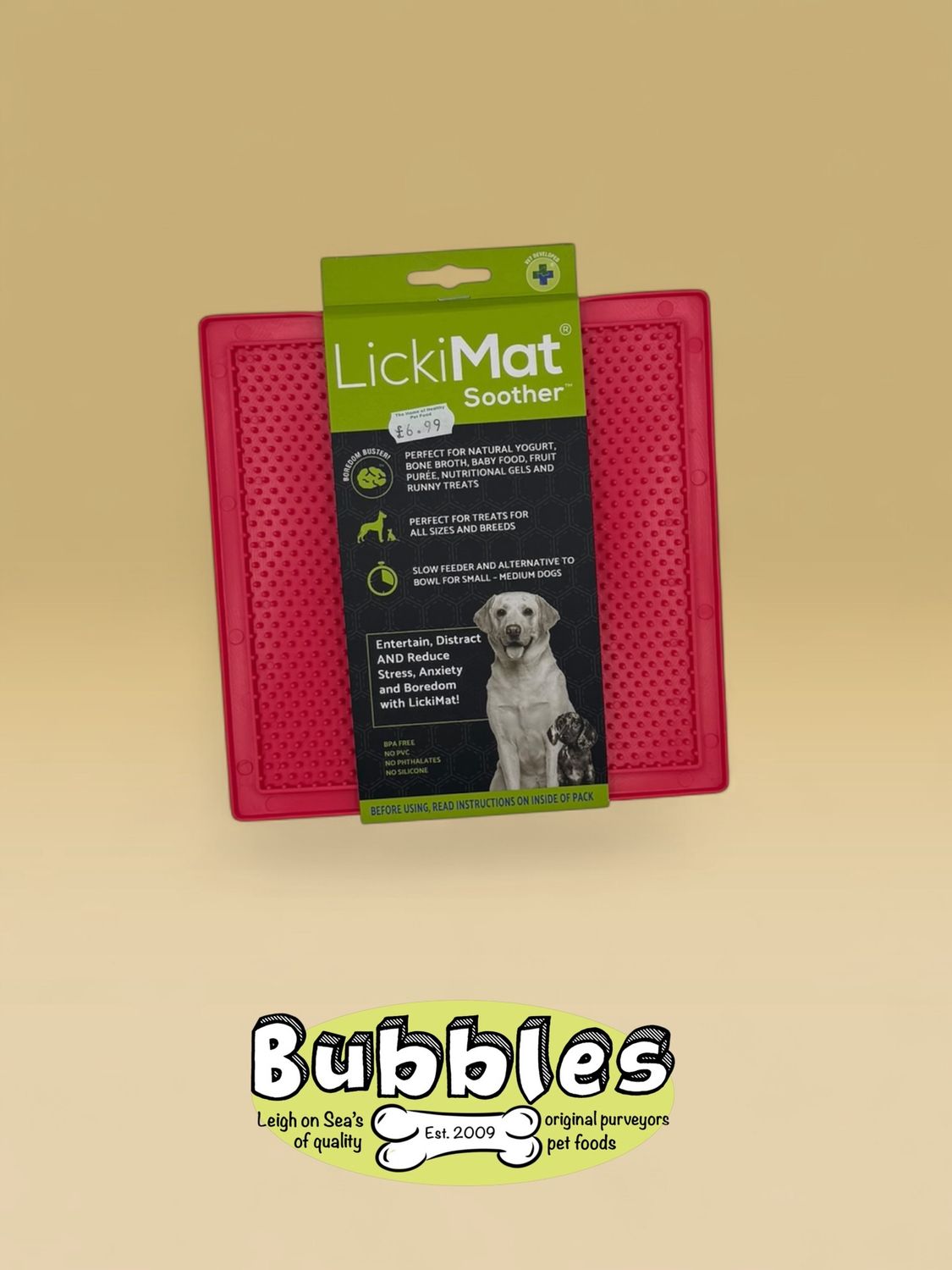 LickiMat Soother Classic (Pink) (20cm)