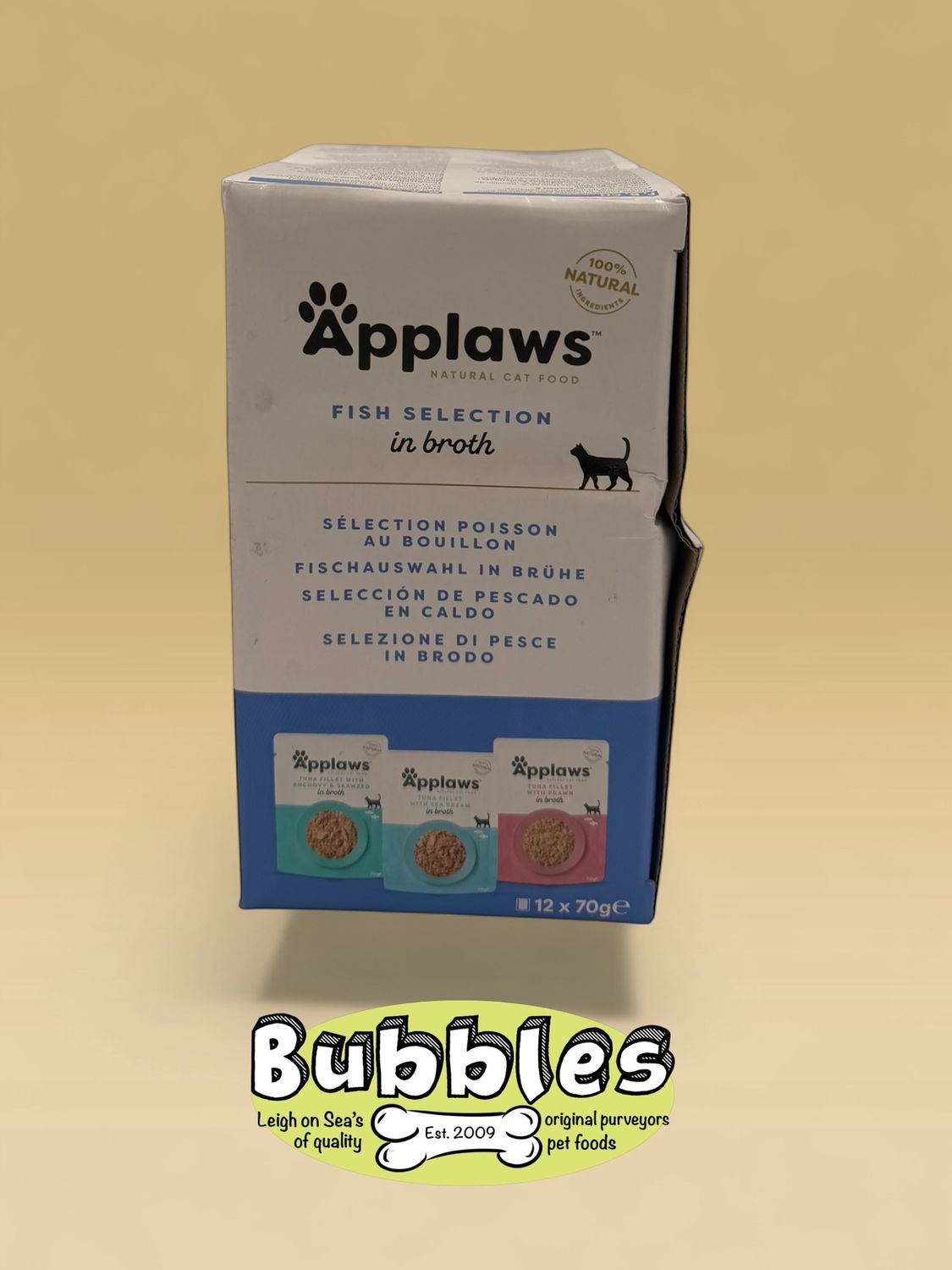 Applaws Cat Pouch Fish Multipack (12 x 70g)