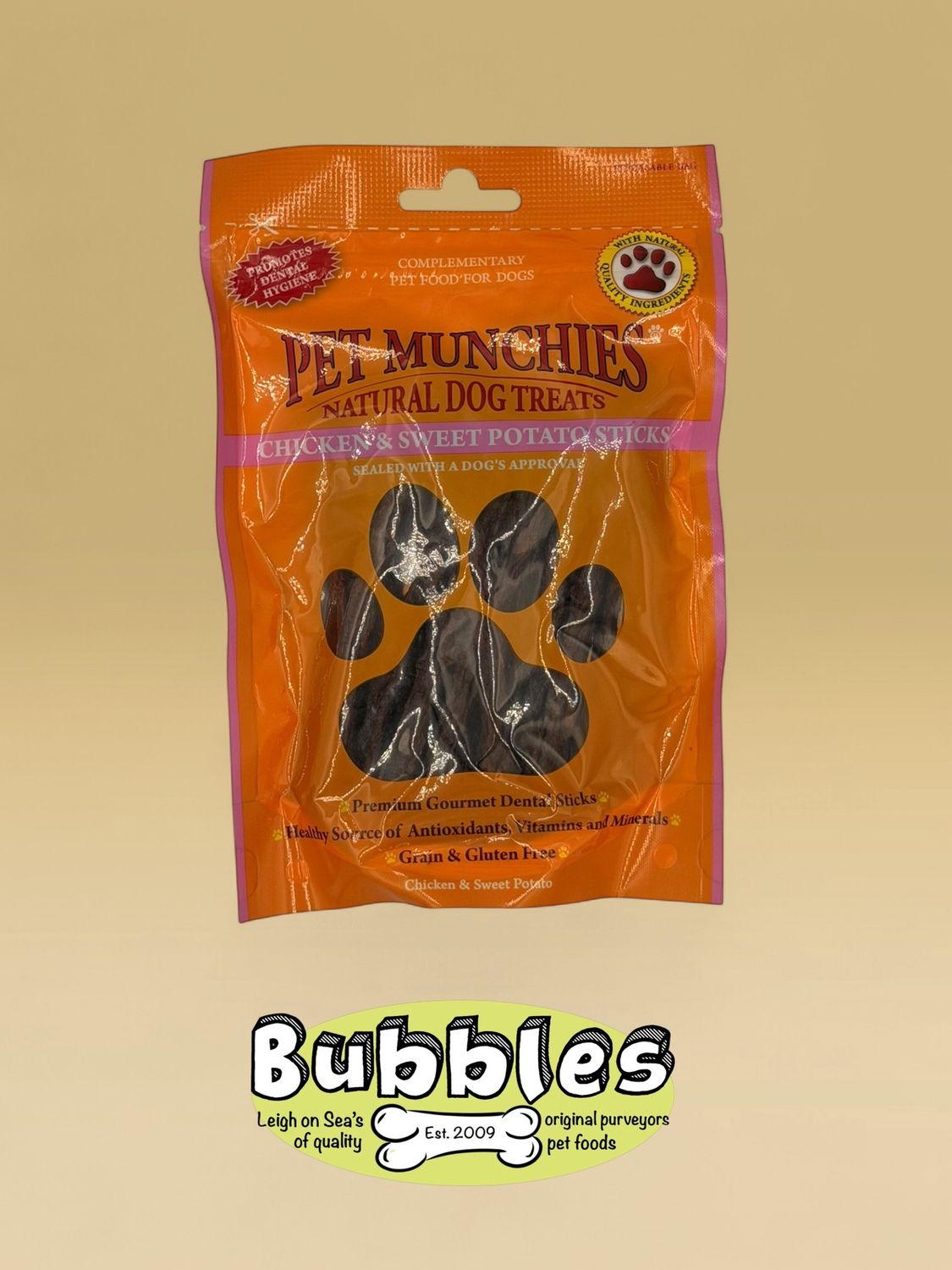 Pet Munchies Chicken &amp; Sweet Potato Sticks (90g)