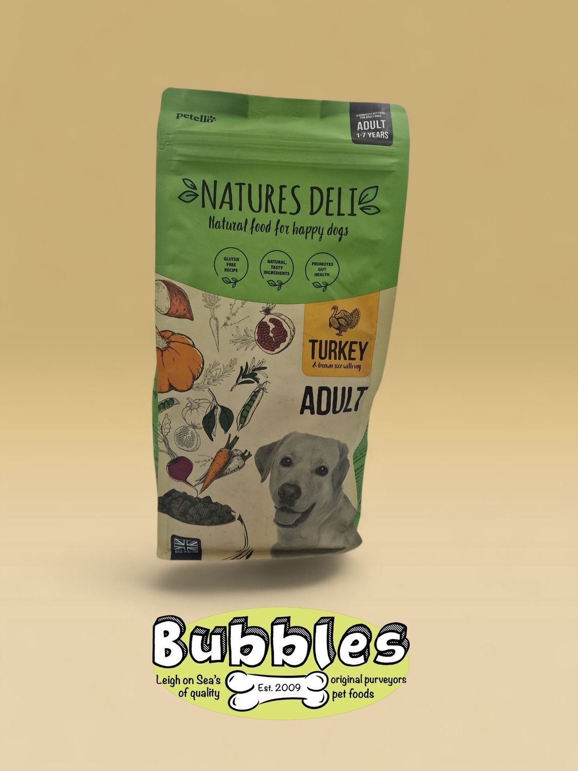 Natures Deli Adult Turkey and Rice (2kg)