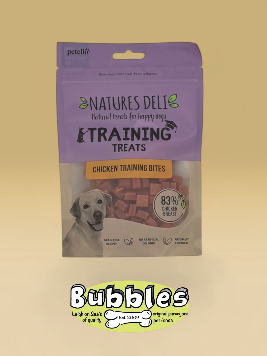 Natures Deli Chicken Training Bites (100g)