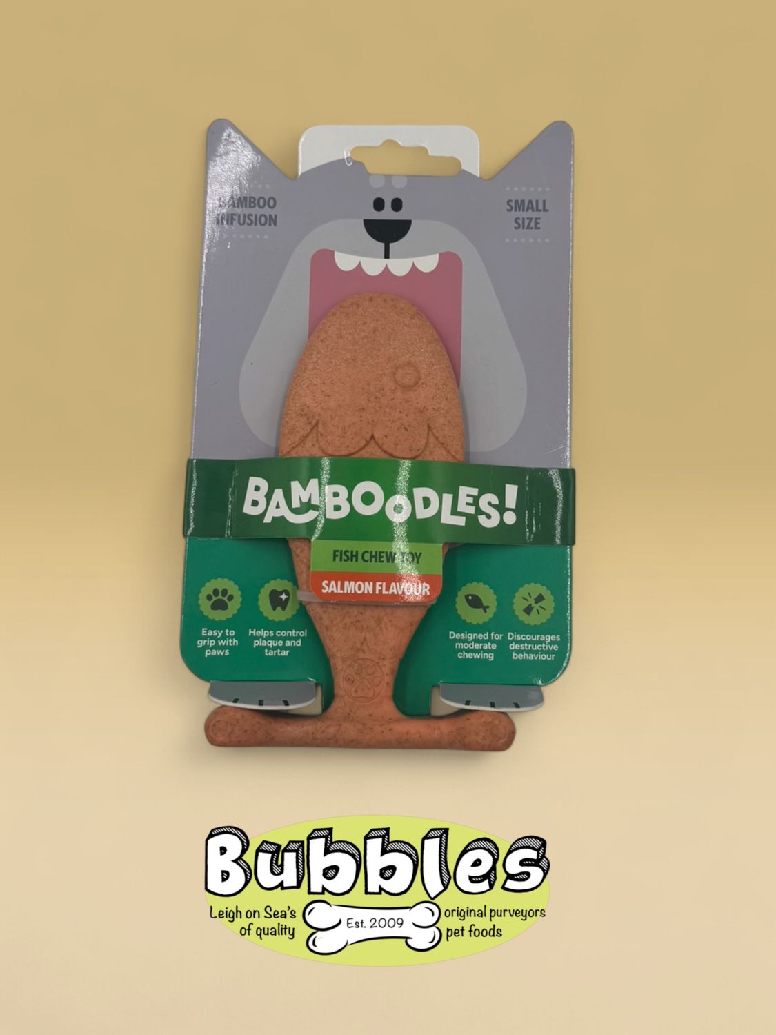 Bamboodles Fish Puppy and Moderate Chewers (Small)