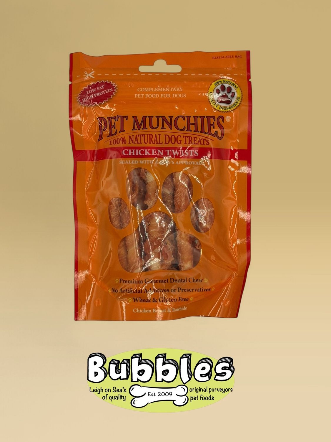 Pet Munchies Chicken Twists (80g)