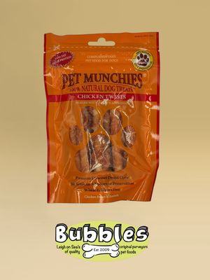 Pet Munchies Chicken Twists (80g)
