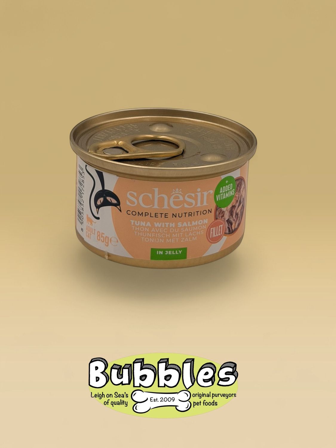 Schesir Tuna with Salmon In Jelly Complete and Balanced (85g)