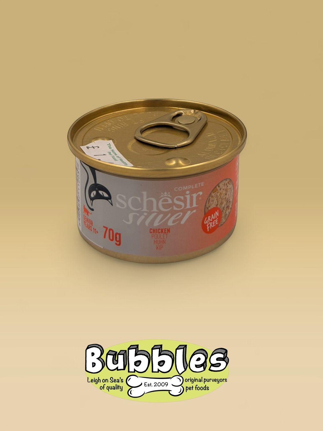 Schesir Silver Wholefood Older Cat Chicken (70g)