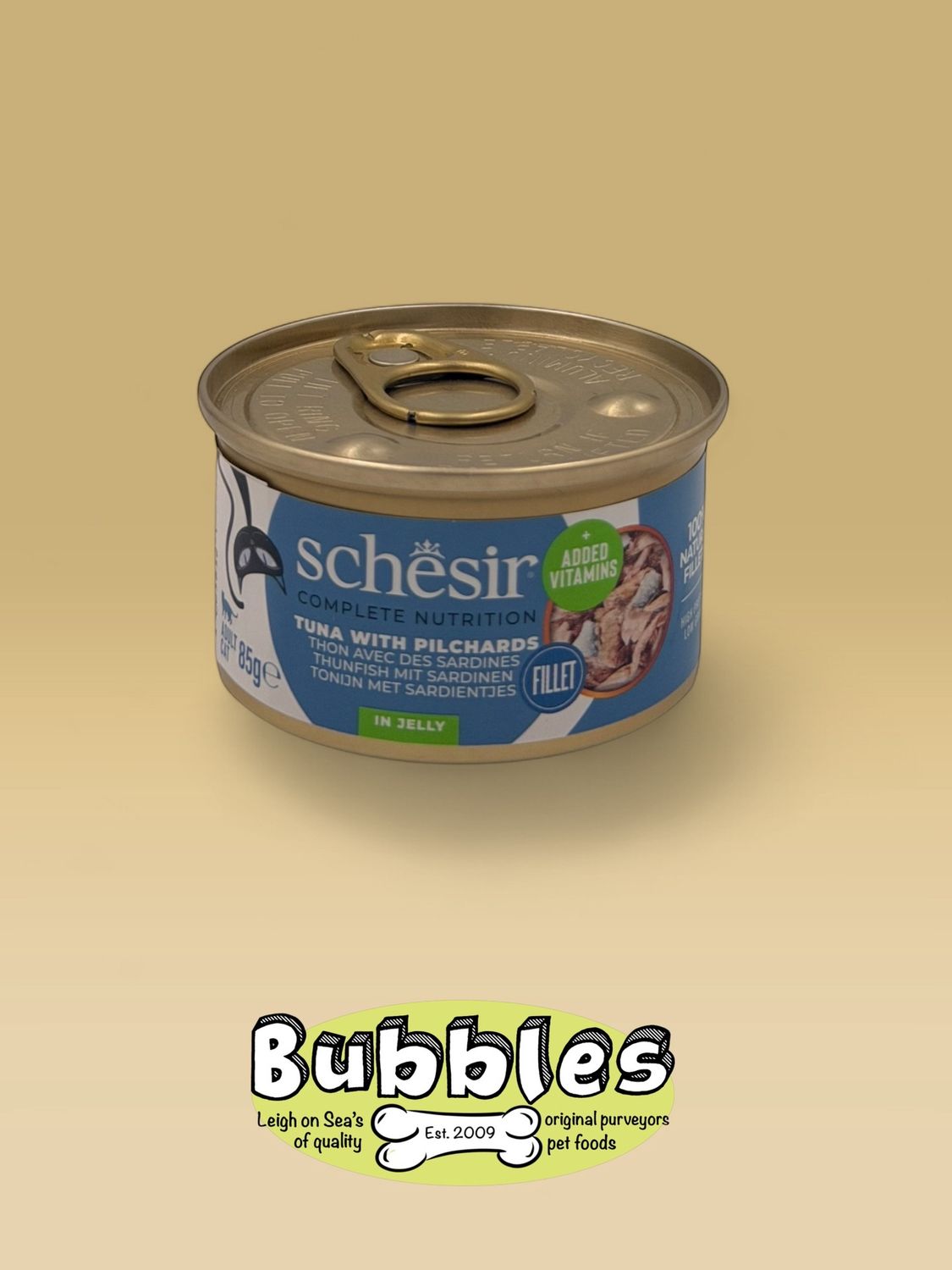 Schesir Tuna with Pilchard In Jelly Complete and Balanced (85g)