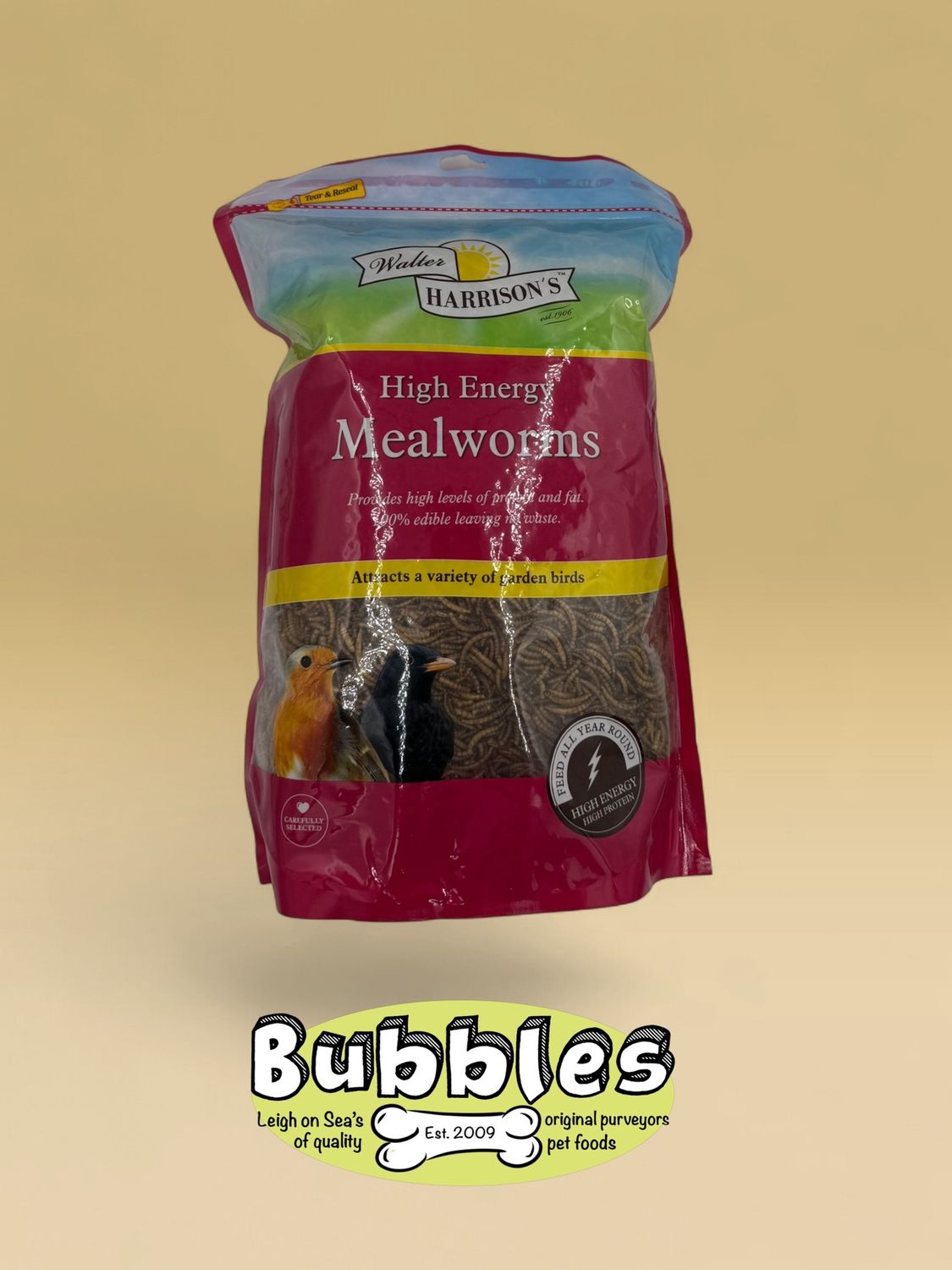 Harrisons High Energy Mealworms (1kg)