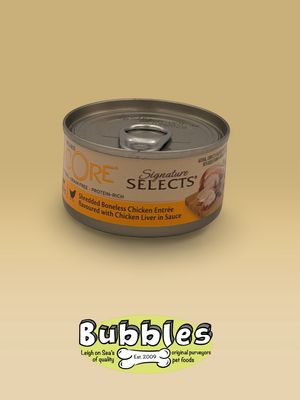 Wellness CORE Cat Wet Adult Signature Selects Boneless Chicken with Chicken Liver Recipe (79g)