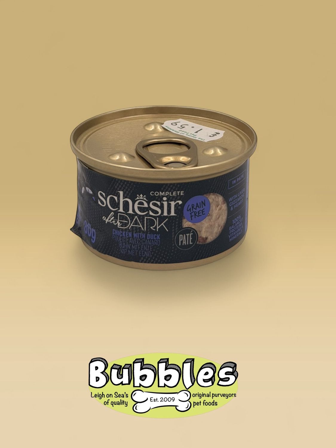 Schesir After Dark Pate Adult Cat Chicken &amp; Duck (80g)